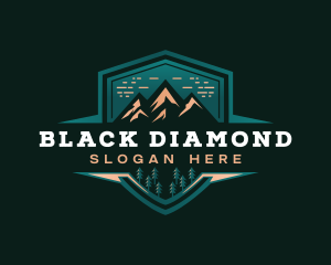 Summit Peak Campsite logo design