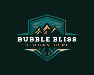 Summit Peak Campsite logo design