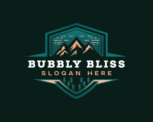 Summit Peak Campsite logo design