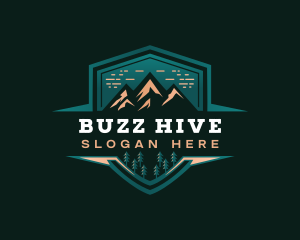 Summit Peak Campsite logo design