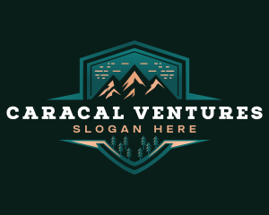 Summit Peak Campsite logo design