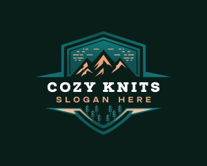 Summit Peak Campsite logo design