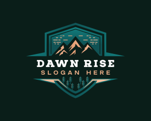 Summit Peak Campsite logo design