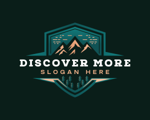 Explore - Summit Peak Campsite logo design
