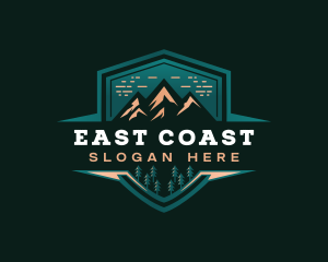 Summit Peak Campsite logo design