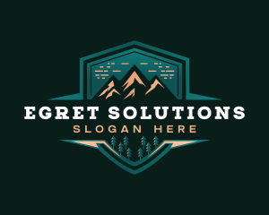 Summit Peak Campsite logo design