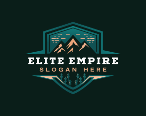 Summit Peak Campsite logo design