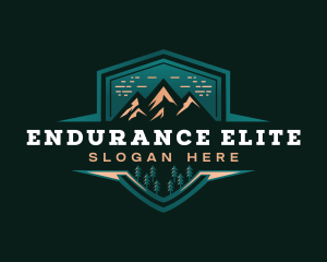 Summit Peak Campsite logo design