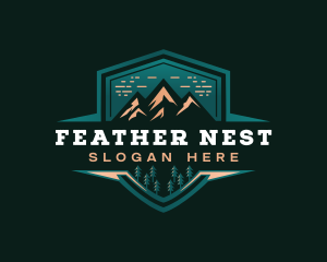 Summit Peak Campsite logo design