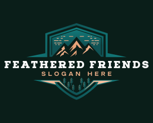 Summit Peak Campsite logo design