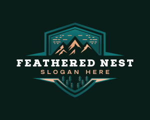 Summit Peak Campsite logo design