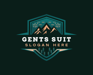 Summit Peak Campsite logo design