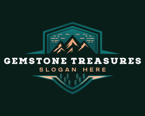 Summit Peak Campsite logo design