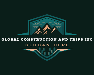 Summit Peak Campsite logo design