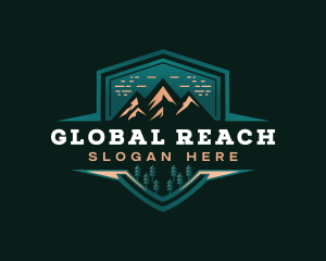 Summit Peak Campsite logo design