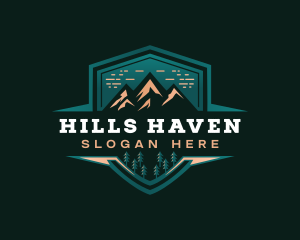 Summit Peak Campsite logo design