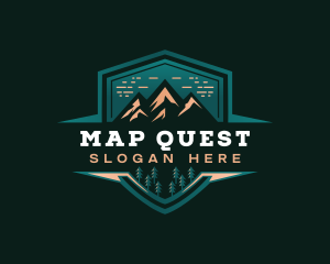 Summit Peak Campsite logo design