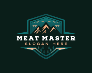 Summit Peak Campsite logo design