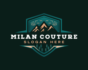 Summit Peak Campsite logo design