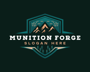 Summit Peak Campsite logo design