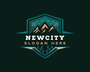 Summit Peak Campsite logo design