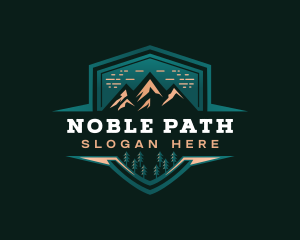 Summit Peak Campsite logo design