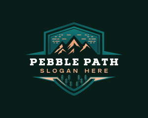 Summit Peak Campsite logo design