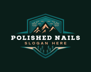 Summit Peak Campsite logo design