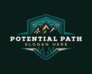 Summit Peak Campsite logo design