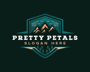 Summit Peak Campsite logo design