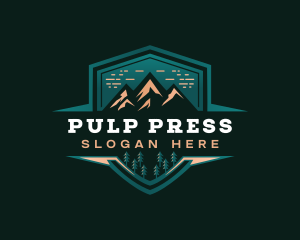 Summit Peak Campsite logo design