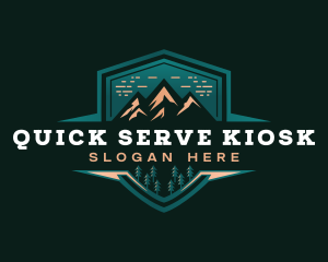 Summit Peak Campsite logo design