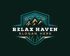 Summit Peak Campsite logo design