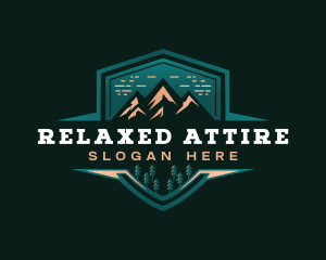 Summit Peak Campsite logo design