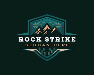 Summit Peak Campsite logo design