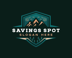 Summit Peak Campsite logo design