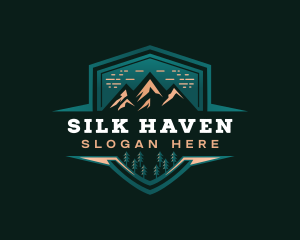 Summit Peak Campsite logo design