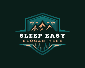 Summit Peak Campsite logo design