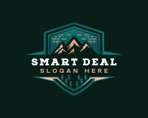 Summit Peak Campsite logo design