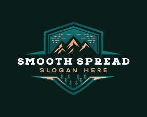 Summit Peak Campsite logo design