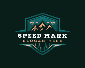 Summit Peak Campsite logo design