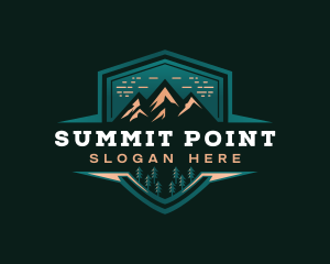 Summit Peak Campsite logo design