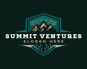 Summit Peak Campsite logo design