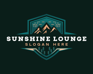 Summit Peak Campsite logo design