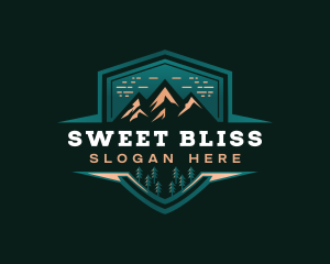 Summit Peak Campsite logo design