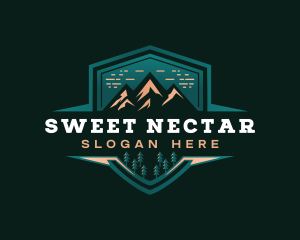 Summit Peak Campsite logo design