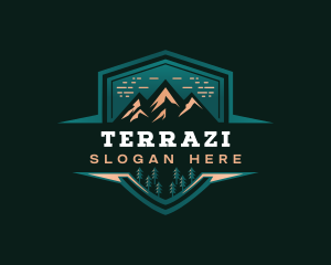 Summit Peak Campsite logo design