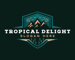 Summit Peak Campsite logo design