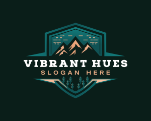 Summit Peak Campsite logo design