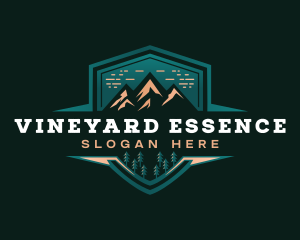 Summit Peak Campsite logo design